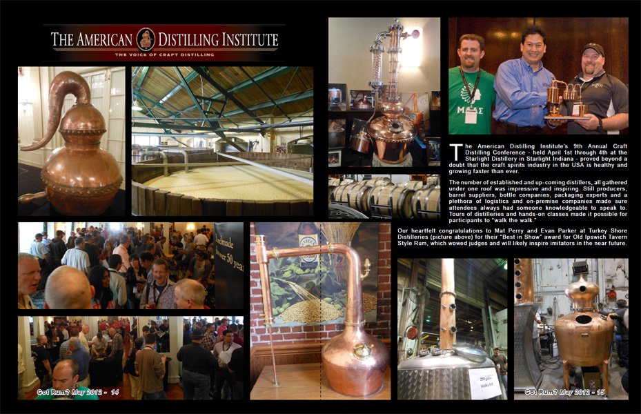 Amer ican Distilling Institute’s 9th Annual Craf t Distilling Conference