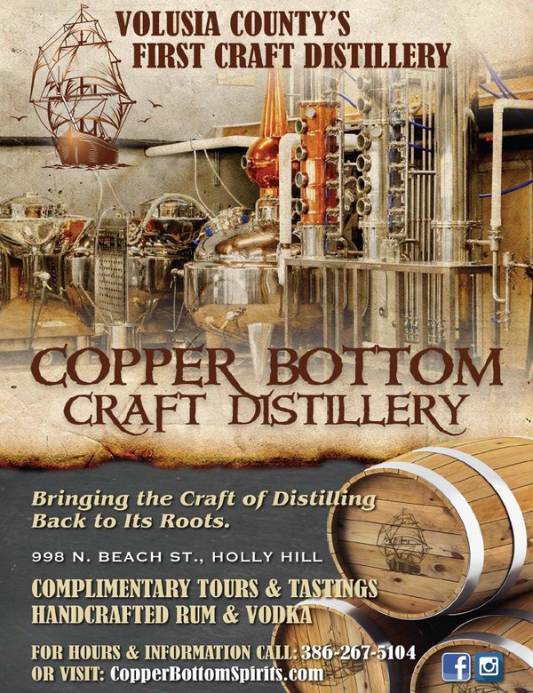 Copper Bottom Craft Distillery Ad