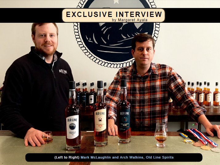 Mark McLaughlin and Arch Watkins owners of Old Line Spirits
