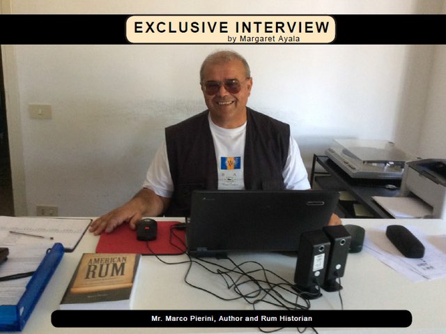Exclusive Interview with Mr. Marco Pierini, author and Rum Historian