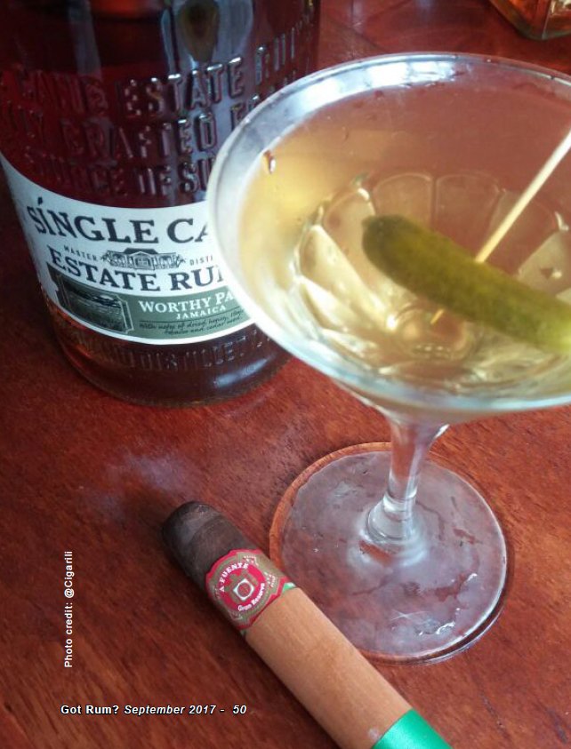 September 2017 Cigar and Rum Pairing
