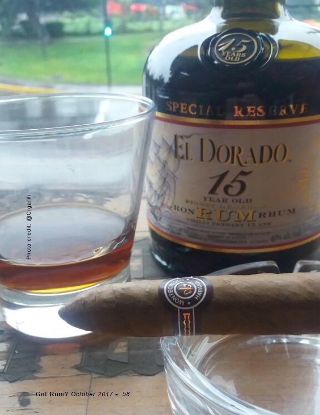 Cigar and Rum Pairing for October 2017