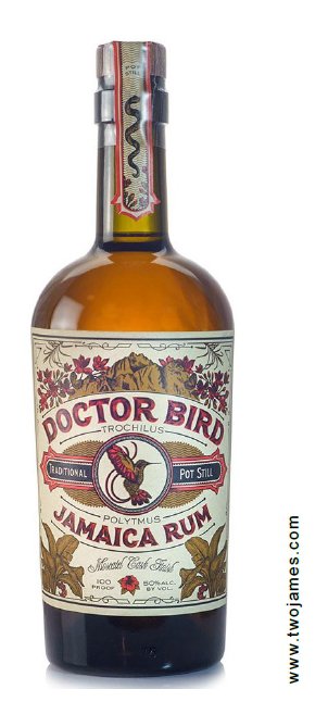 Two James Doctor Bird Jamaican Rum