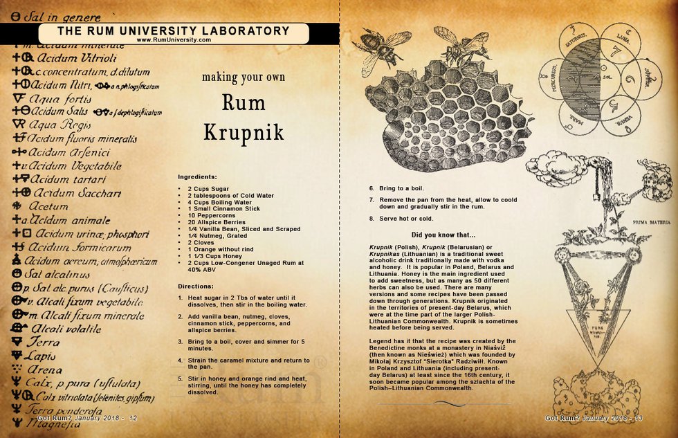 Making Your Own Rum Krupnik