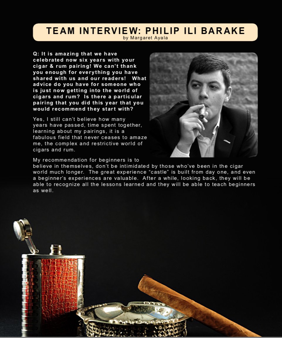 Philip Barake Team Interview for December