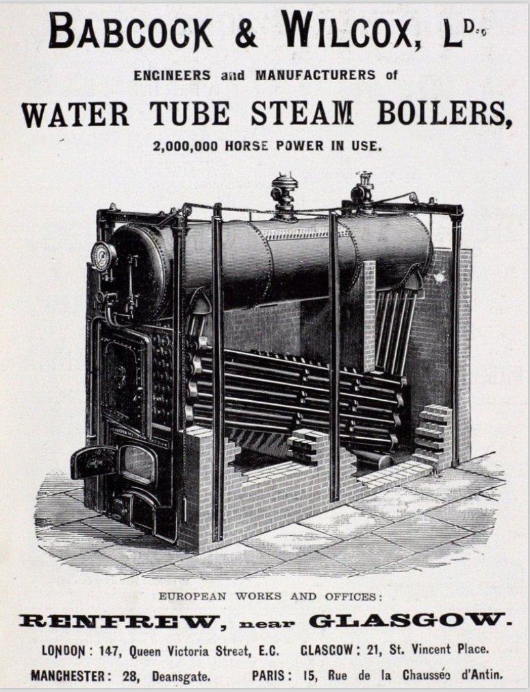 BBabcock &amp; Wilcox Water Tube Steam Boilers