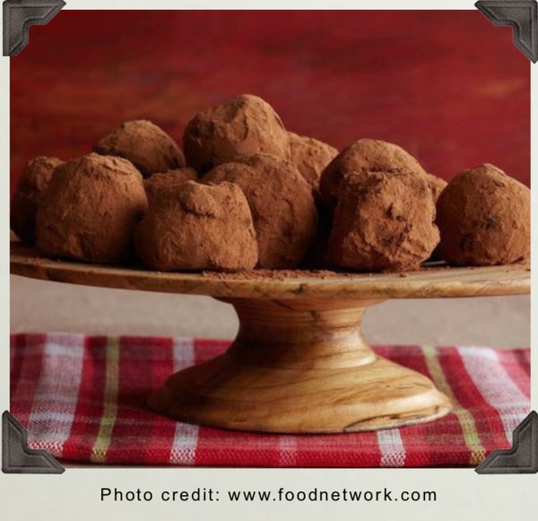 Dark Chocolate Truffles with Rum Liqueur and Chocolate Creams with Rum Liquer