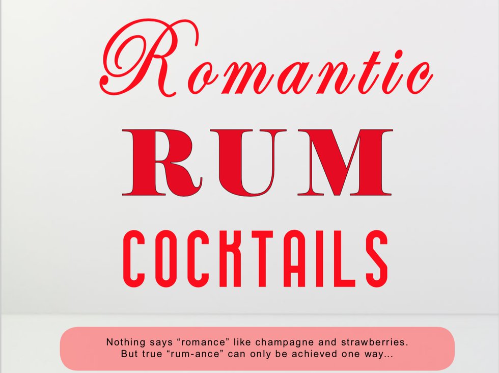 Romantic Rum Cocktails