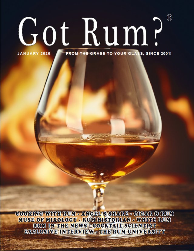 "Got Rum?" January 2020 Cover