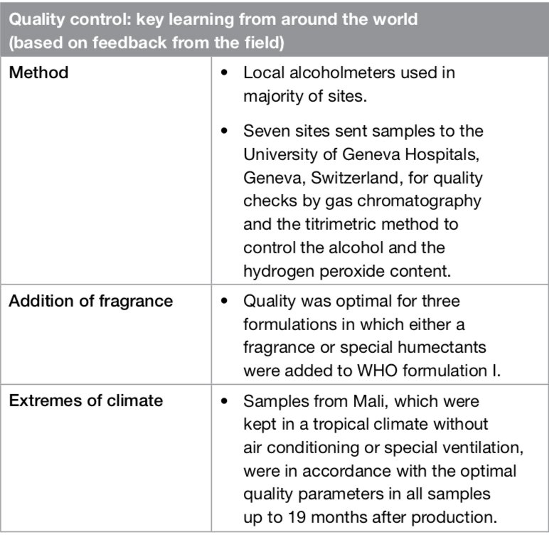 Quality Control Key Learning