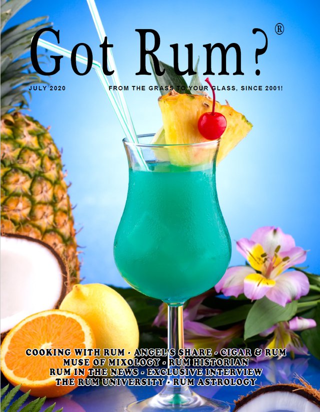 "Got Rum?" July 2020 Cover