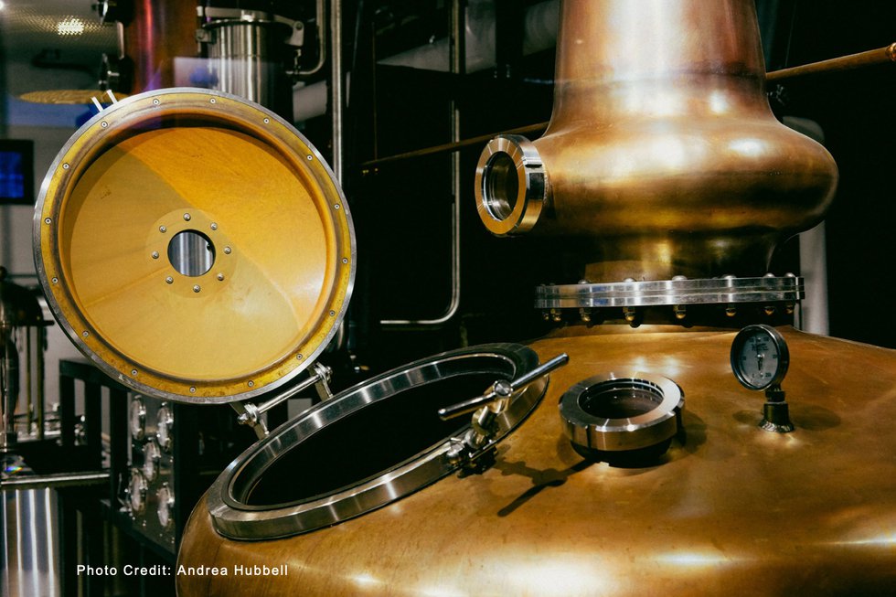 Copper Pot Still of Vitae Distillery