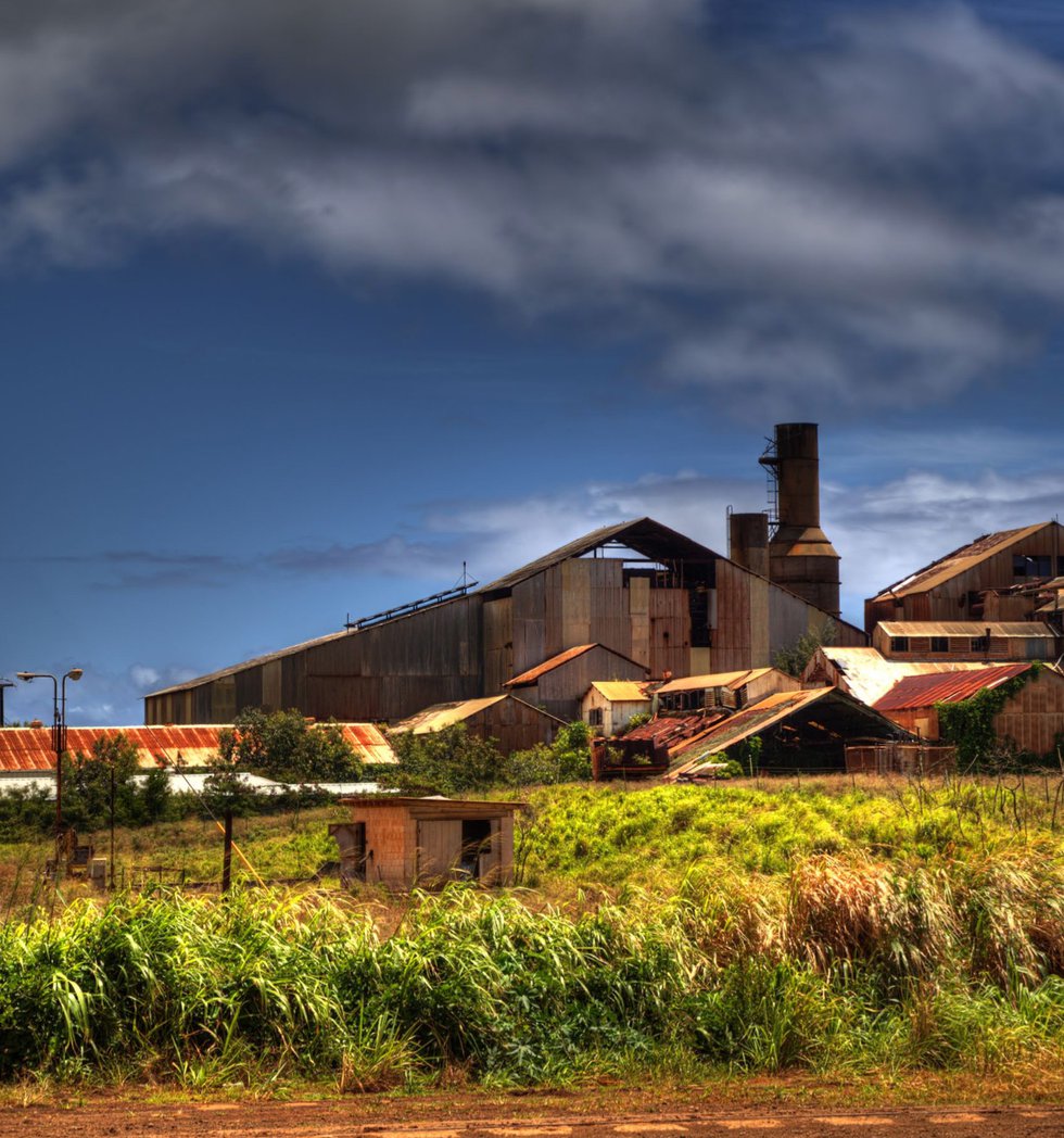 Abandoned sugar mill