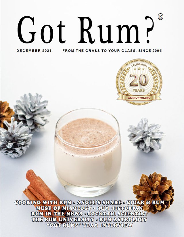 December 2021- "Got Rum?" Magazine