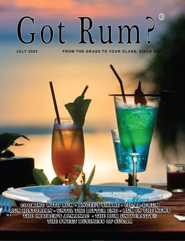 "Got Rum?" July 2023 Cover