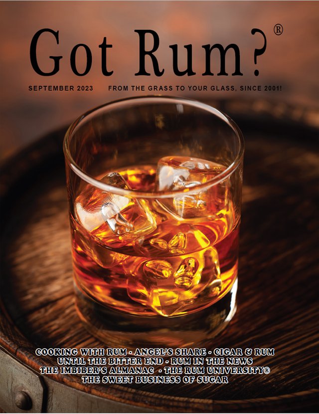 "Got Rum?" September 2023 Cover