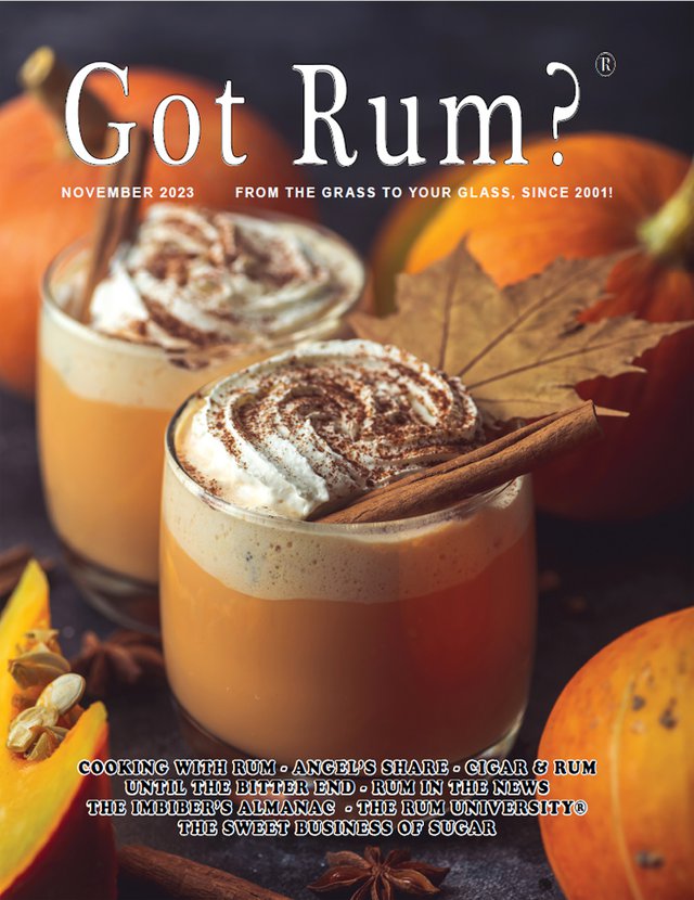 "Got Rum?" November 2023 Cover