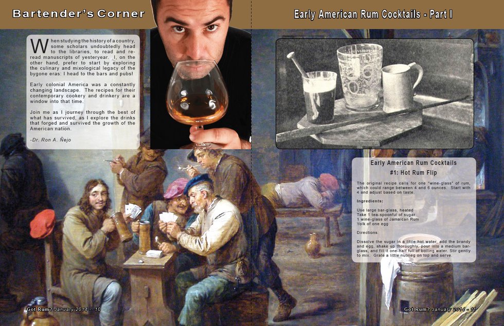 Early American Rum Cocktails- Part I