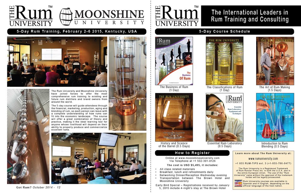 5-Day Rum Training in Louisville, KY