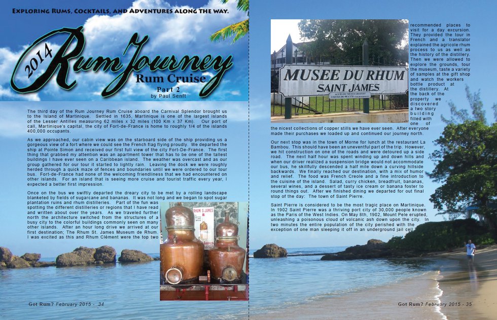 Rum Journey's 2014 Rum Cruise, Part 2- by Paul Senft
